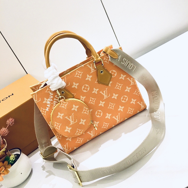 ルイヴィトンバッグ側面デザイン